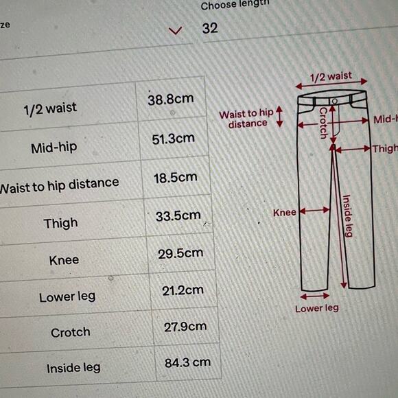 *NWOT Women’s Diesel Straight Jeans D-Vulkos Oemah Jeans – Sz 27/L 32 - Picture 6 of 11